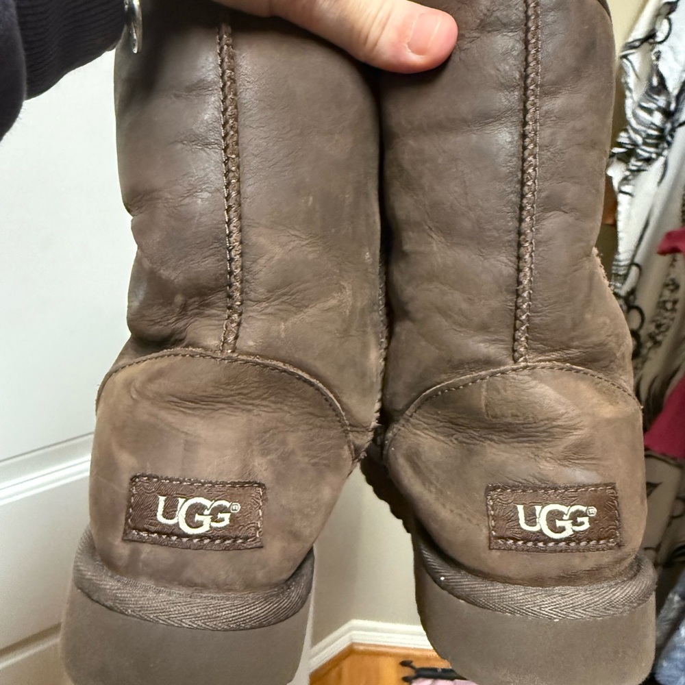 UGG Chocolate Leather Boots